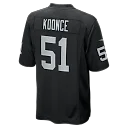 Zennovawear Malcolm Koonce Las Vegas Raiders Game Jersey - Black