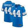 Zennovawear Malcolm Rodriguez Detroit Lions Game Jersey - Blue