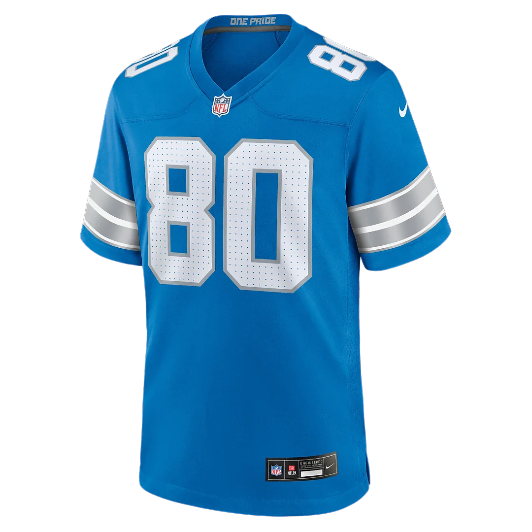 Zennovawear Malik Cunningham Detroit Lions Team Game Jersey - Blue