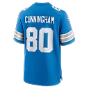 Zennovawear Malik Cunningham Detroit Lions Team Game Jersey - Blue