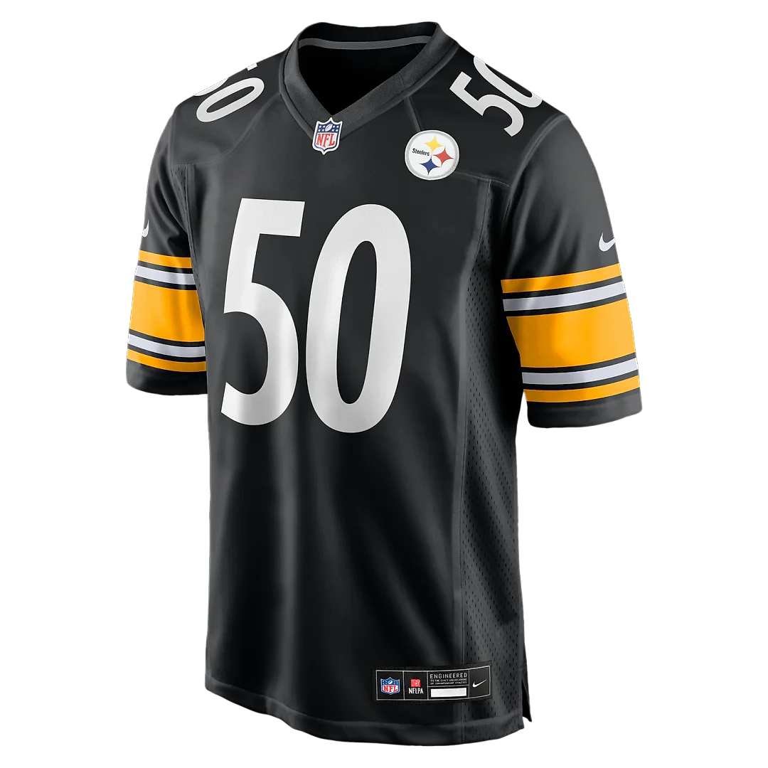 Zennovawear Malik Harrison Pittsburgh Steelers Team Game Jersey - Black