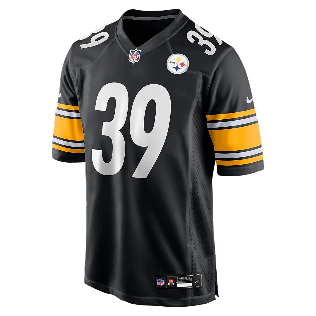 Zennovawear Malik Harrison Pittsburgh Steelers Team Game Jersey - Black