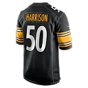 Zennovawear Malik Harrison Pittsburgh Steelers Team Game Jersey - Black