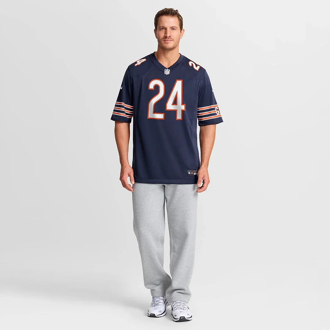 Zennovawear Malik Muhammad Chicago Bears Team Game Jersey - Navy