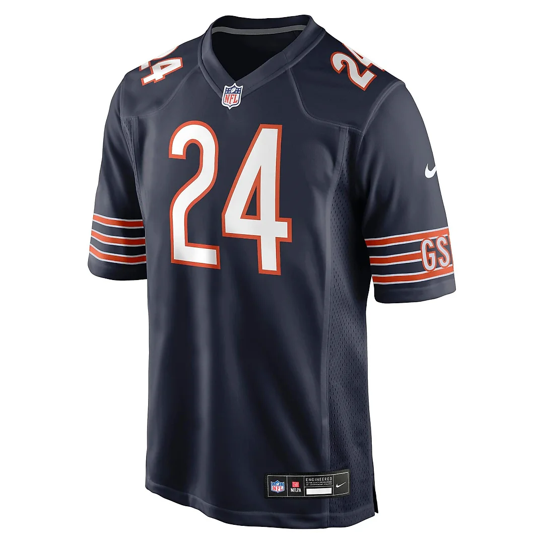 Zennovawear Malik Muhammad Chicago Bears Team Game Jersey - Navy