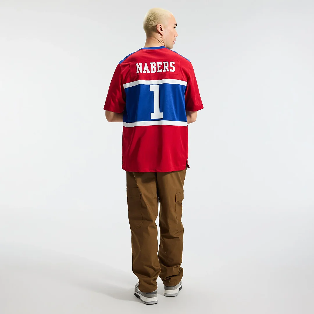 Zennovawear Malik Nabers New York Giants Alternate Game Jersey - Century Red