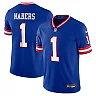 Zennovawear Malik Nabers New York Giants Alternate 2 Legacy Vapor Untouchable Limited Jersey - Royal
