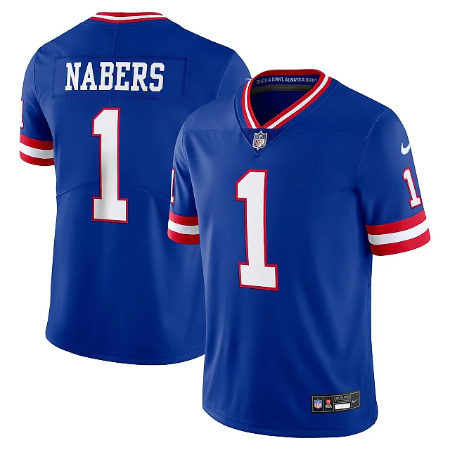 Zennovawear Malik Nabers New York Giants Alternate 2 Legacy Vapor Untouchable Limited Jersey - Royal