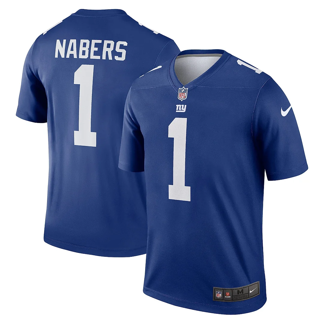 Zennovawear Malik Nabers New York Giants Legend Player Performance Top - Royal