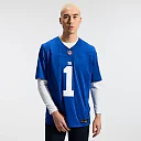 Zennovawear Malik Nabers New York Giants Team Vapor FUSE. Stitched Limited Jersey - Royal
