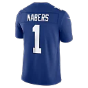 Zennovawear Malik Nabers New York Giants Team Vapor FUSE. Stitched Limited Jersey - Royal