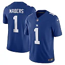 Zennovawear Malik Nabers New York Giants Vapor FUSE. Limited Jersey - Royal