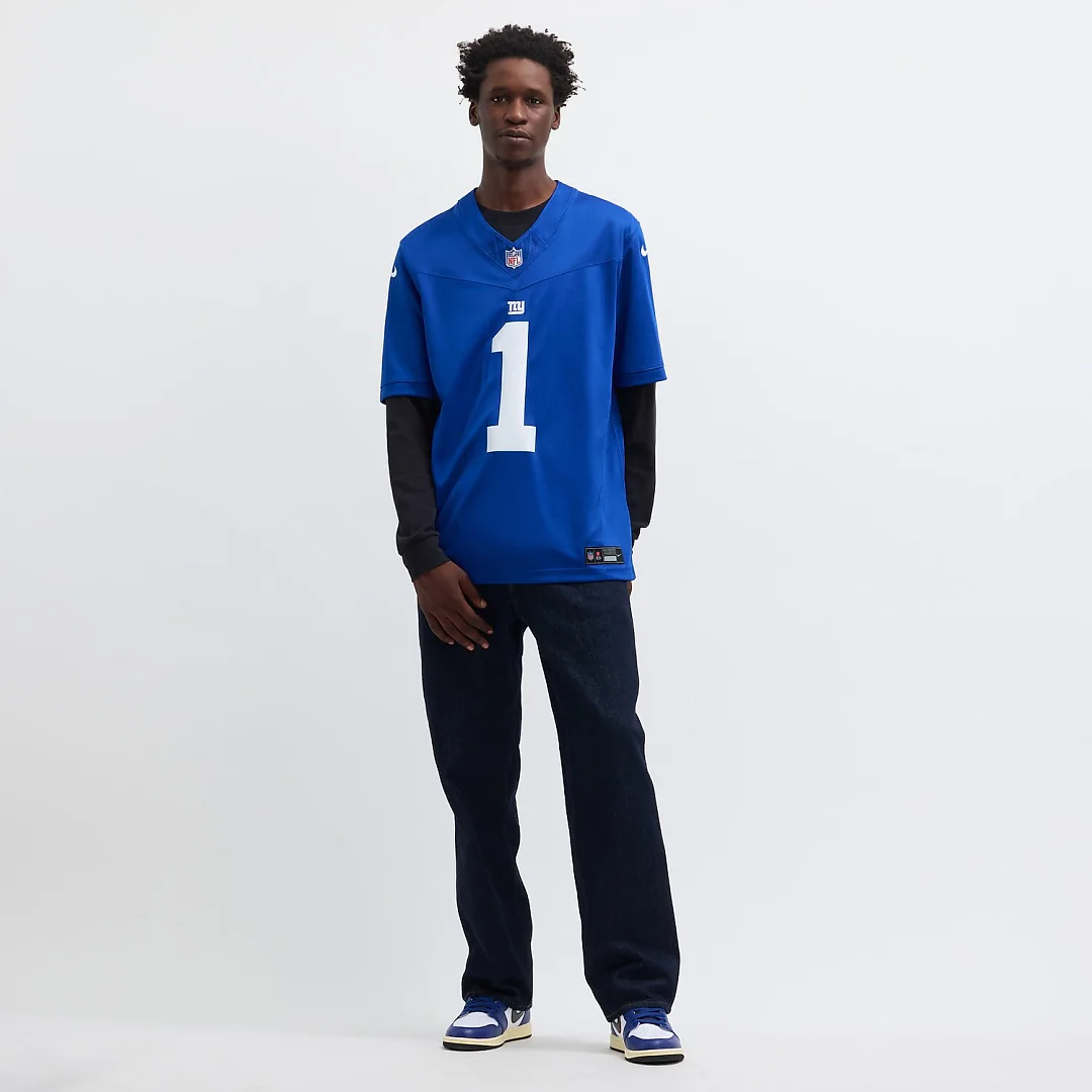 Zennovawear Malik Nabers New York Giants Vapor FUSE. Limited Jersey - Royal