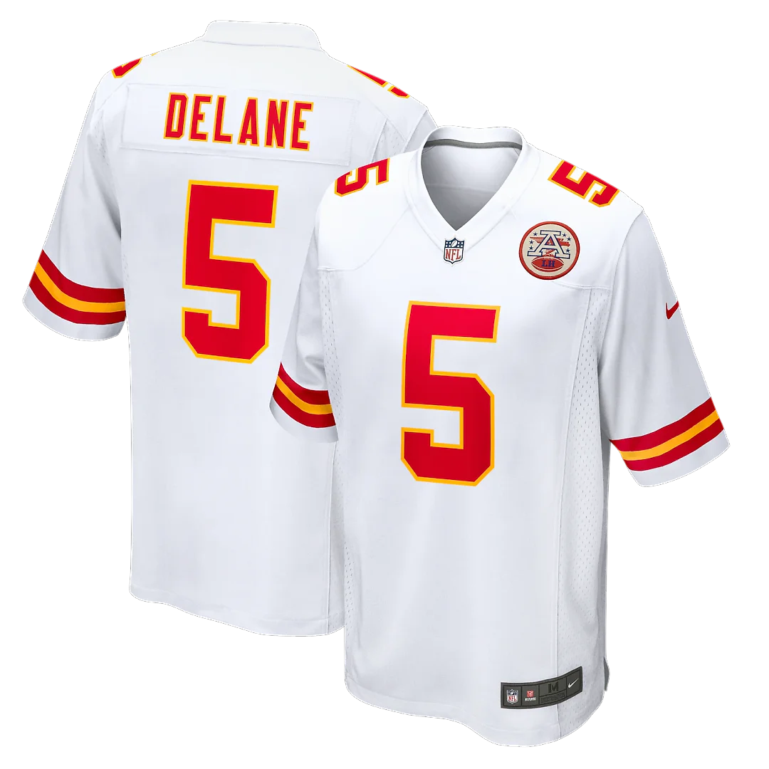 Zennovawear Mansoor Delane Kansas City Chiefs Game Jersey - White