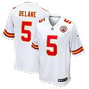 Zennovawear Mansoor Delane Kansas City Chiefs Game Jersey - White