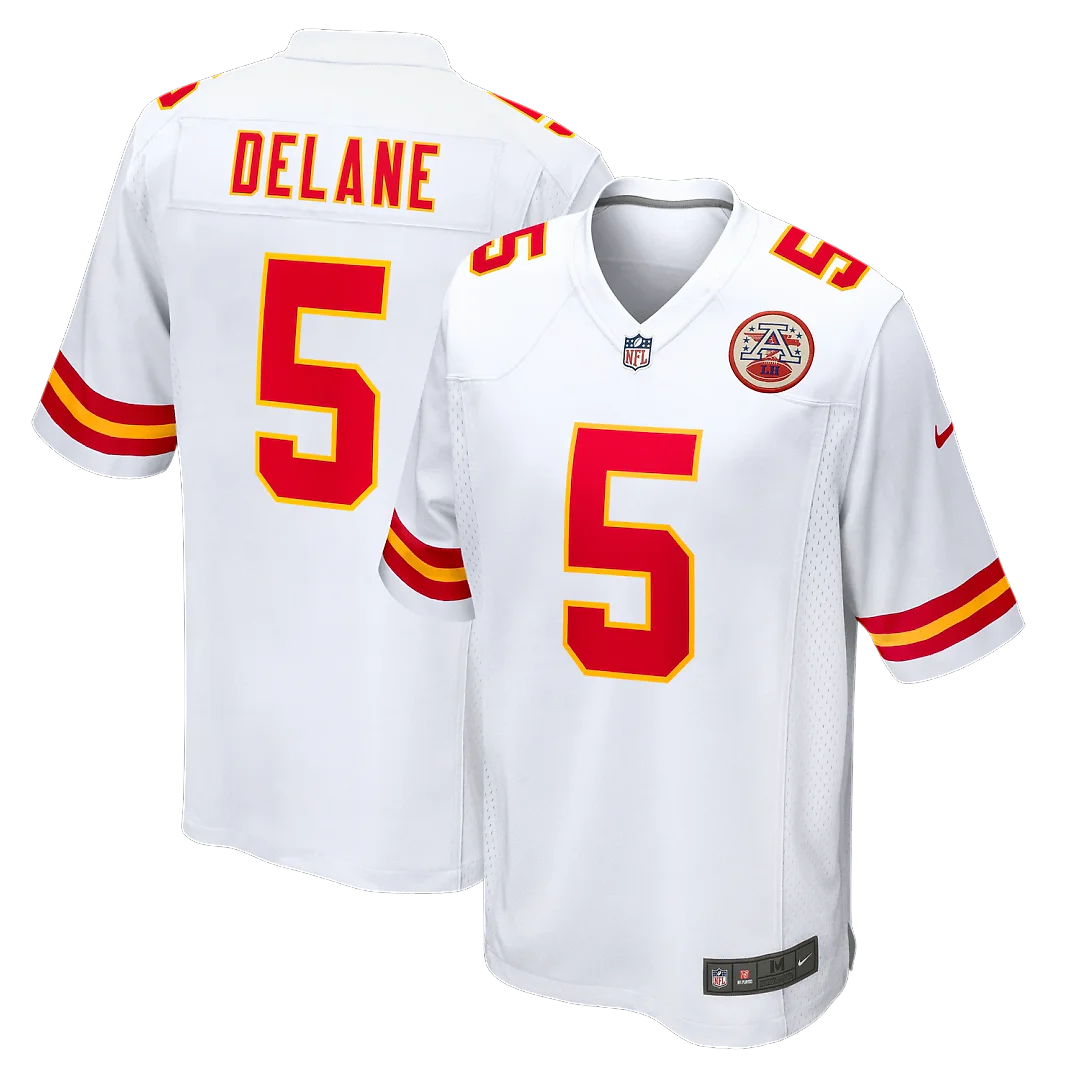 Zennovawear Mansoor Delane Kansas City Chiefs Game Jersey - White