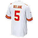 Zennovawear Mansoor Delane Kansas City Chiefs Game Jersey - White