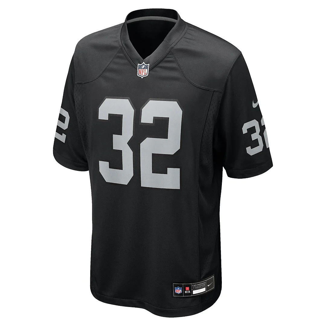 Zennovawear Marcus Allen Las Vegas Raiders Game Retired Player Jersey - Black