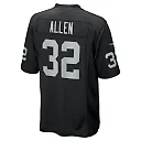 Zennovawear Marcus Allen Las Vegas Raiders Game Retired Player Jersey - Black