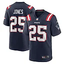 Zennovawear Marcus Jones New England Patriots Game Player Jersey - Navy