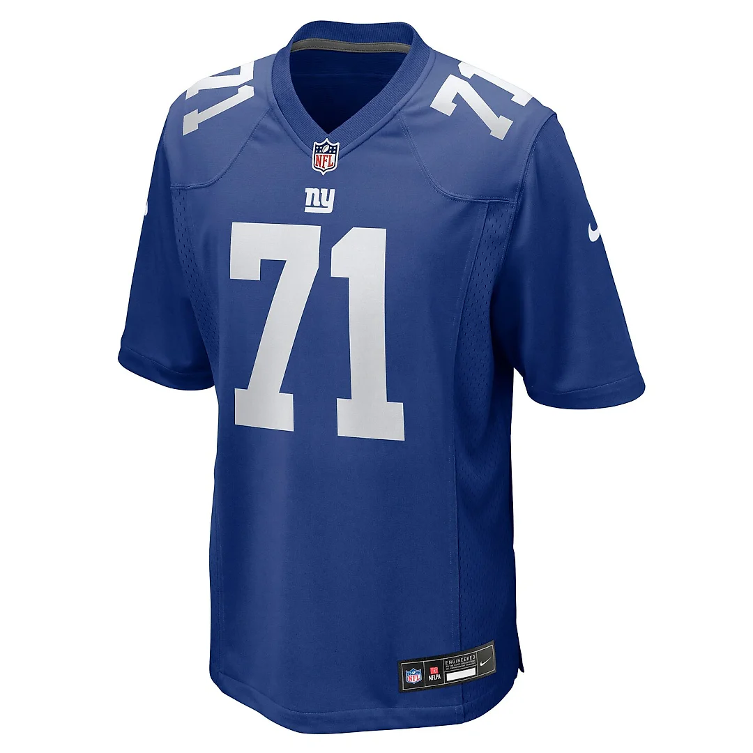 Zennovawear Marcus Mbow New York Giants Team Game Jersey - Royal