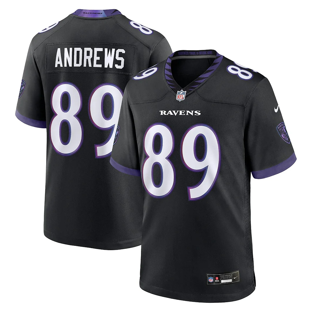 Zennovawear Mark Andrews Baltimore Ravens Alternate Game Jersey - Black