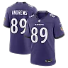 Zennovawear Mark Andrews Baltimore Ravens Team Game Jersey - Purple