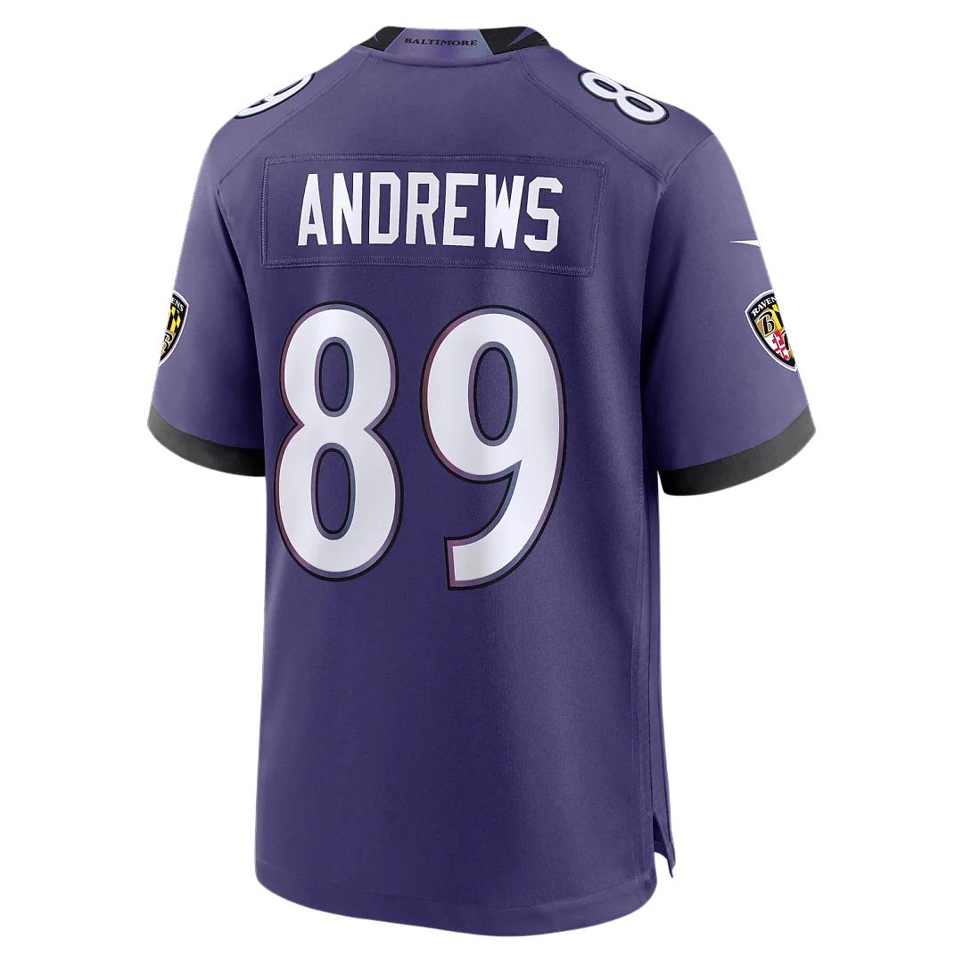 Zennovawear Mark Andrews Baltimore Ravens Team Game Jersey - Purple