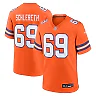 Zennovawear Mark Schlereth Denver Broncos Retired Player Alternate Game Jersey - Orange