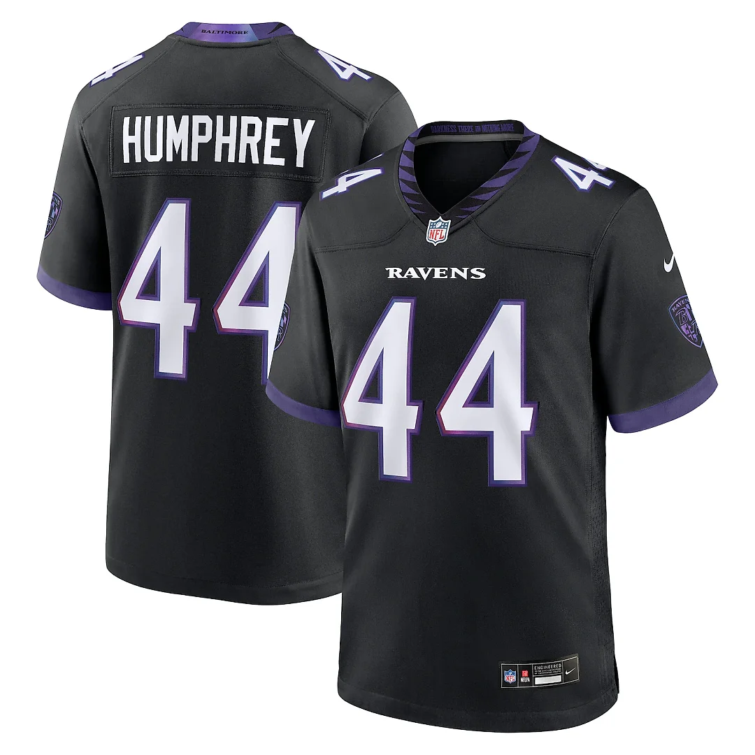 Zennovawear Marlon Humphrey Baltimore Ravens Alternate Game Jersey - Black