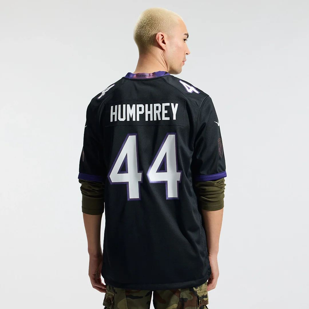 Zennovawear Marlon Humphrey Baltimore Ravens Alternate Game Jersey - Black