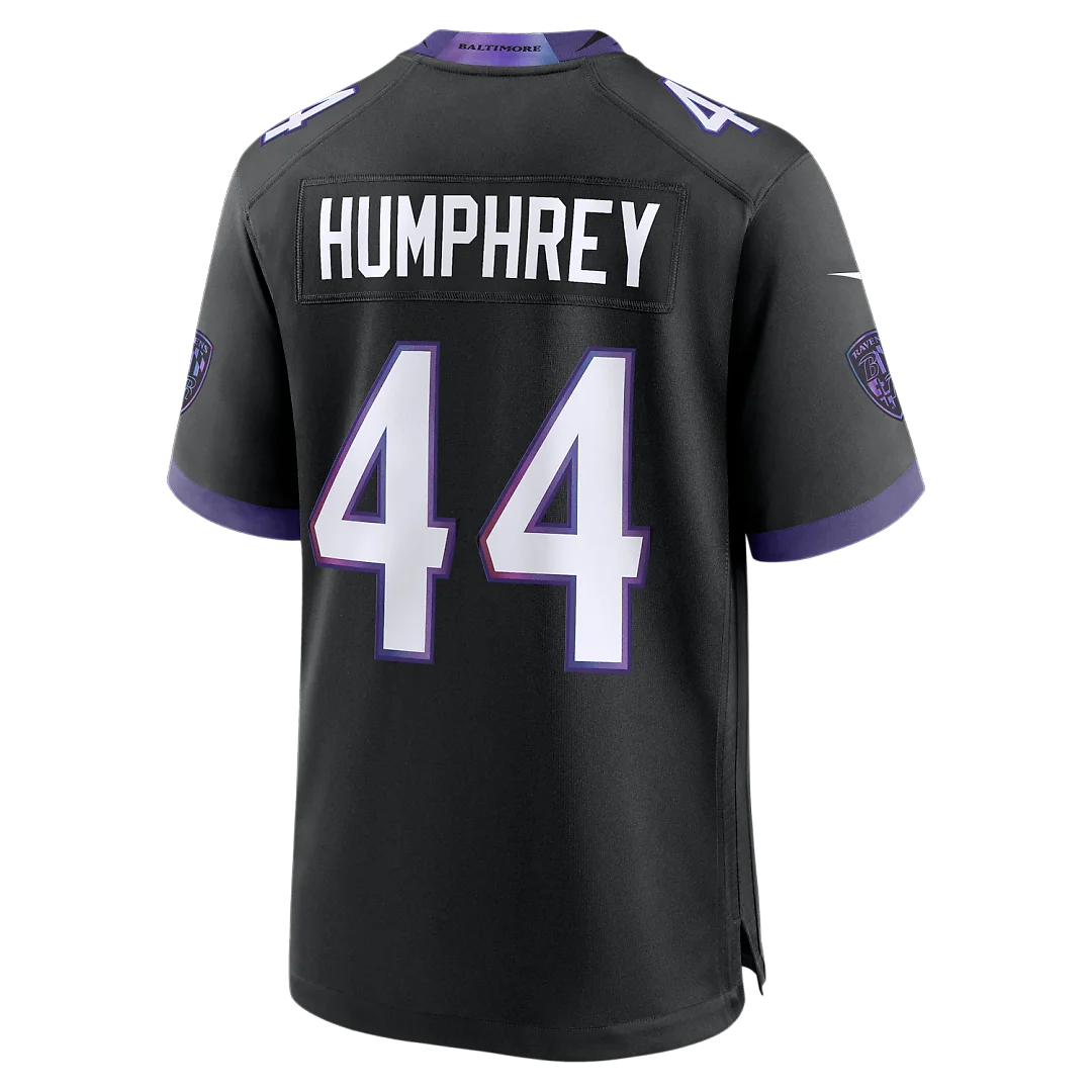 Zennovawear Marlon Humphrey Baltimore Ravens Alternate Game Jersey - Black