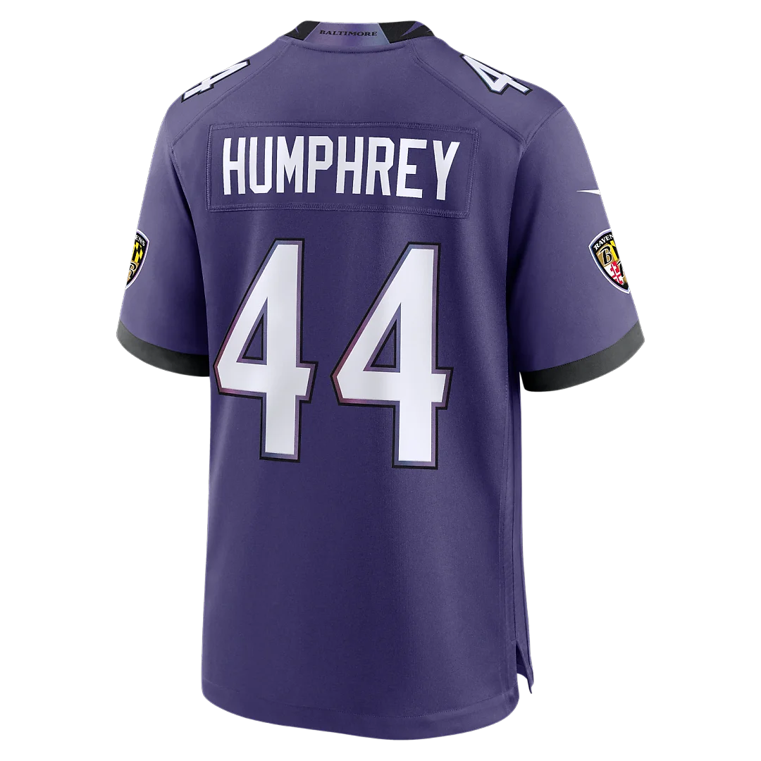 Zennovawear Marlon Humphrey Baltimore Ravens Team Game Jersey - Purple