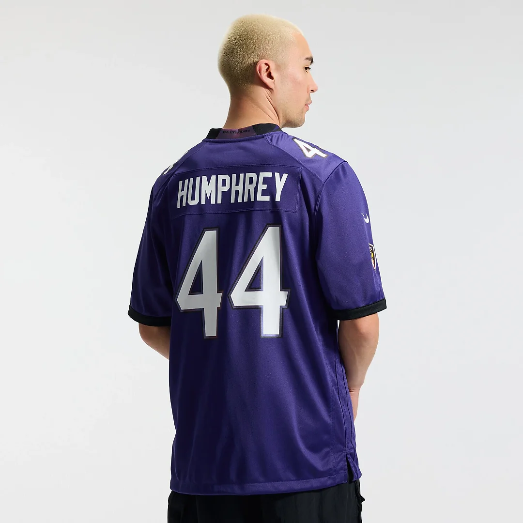 Zennovawear Marlon Humphrey Baltimore Ravens Team Game Jersey - Purple