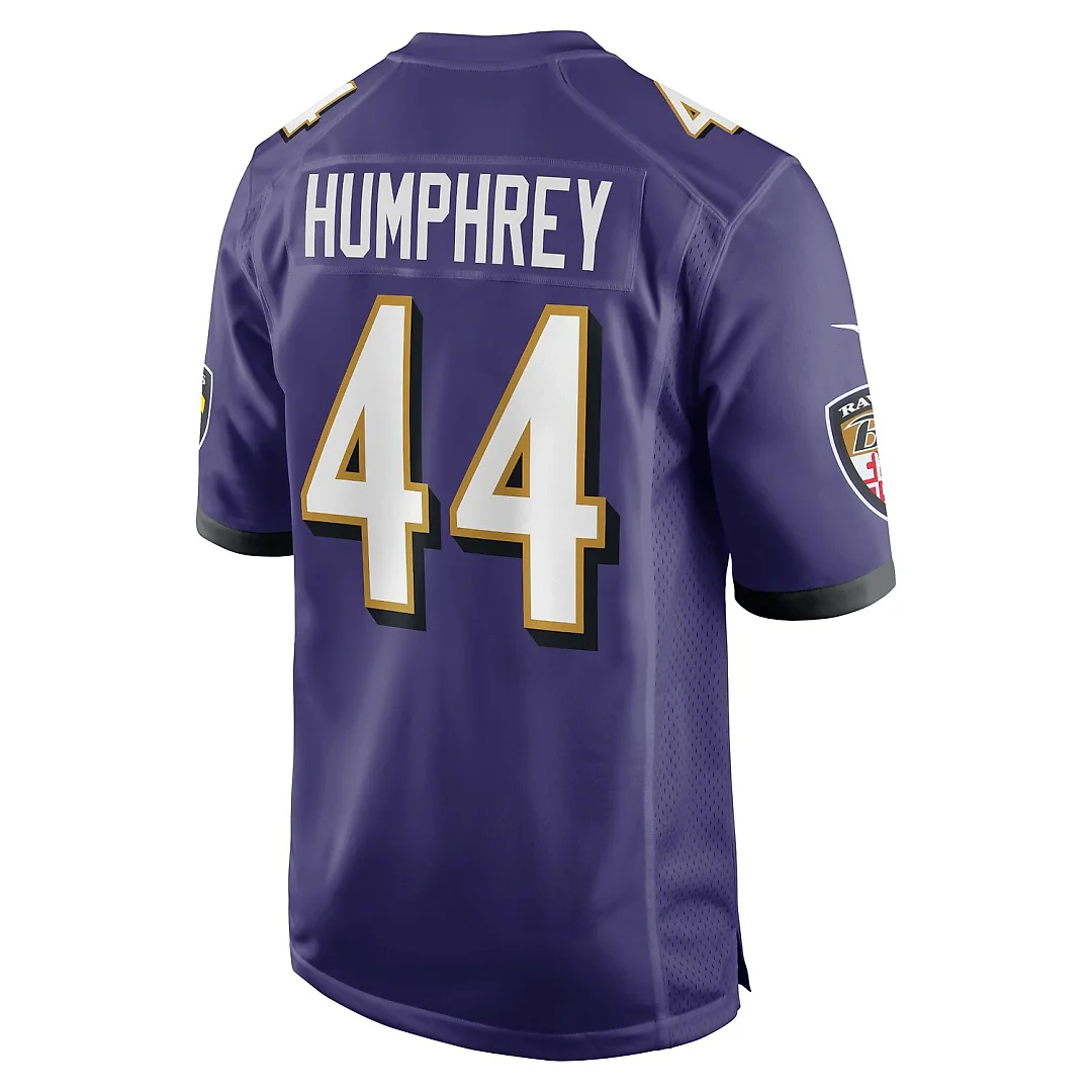 Zennovawear Marlon Humphrey Baltimore Ravens Game Team Jersey - Purple