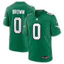 Zennovawear Marquise Brown Philadelphia Eagles Alternate 2 Game Jersey - Kelly Green