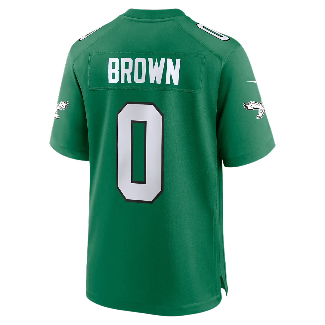 Zennovawear Marquise Brown Philadelphia Eagles Alternate 2 Game Jersey - Kelly Green
