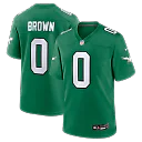 Zennovawear Marquise Brown Philadelphia Eagles Alternate 2 Game Jersey - Kelly Green