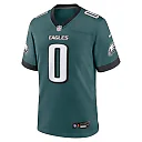 Zennovawear Marquise Brown Philadelphia Eagles Team Game Jersey - Midnight Green