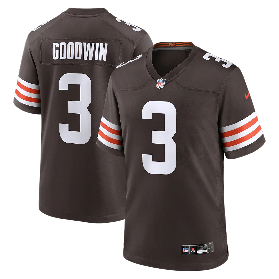Zennovawear Marquise Goodwin Cleveland Browns Team Game Jersey - Brown