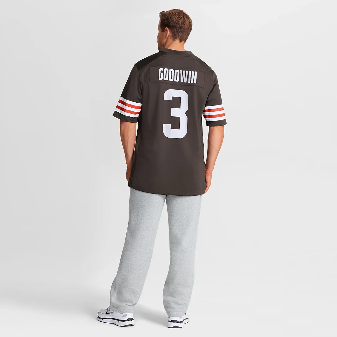Zennovawear Marquise Goodwin Cleveland Browns Team Game Jersey - Brown