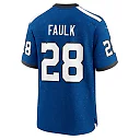 Zennovawear Marshall Faulk Indianapolis Colts Retired Player Alternate Game Jersey - Blue
