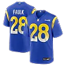 Zennovawear Marshall Faulk Los Angeles Rams Game Retired Player Jersey - Royal