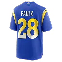 Zennovawear Marshall Faulk Los Angeles Rams Game Retired Player Jersey - Royal