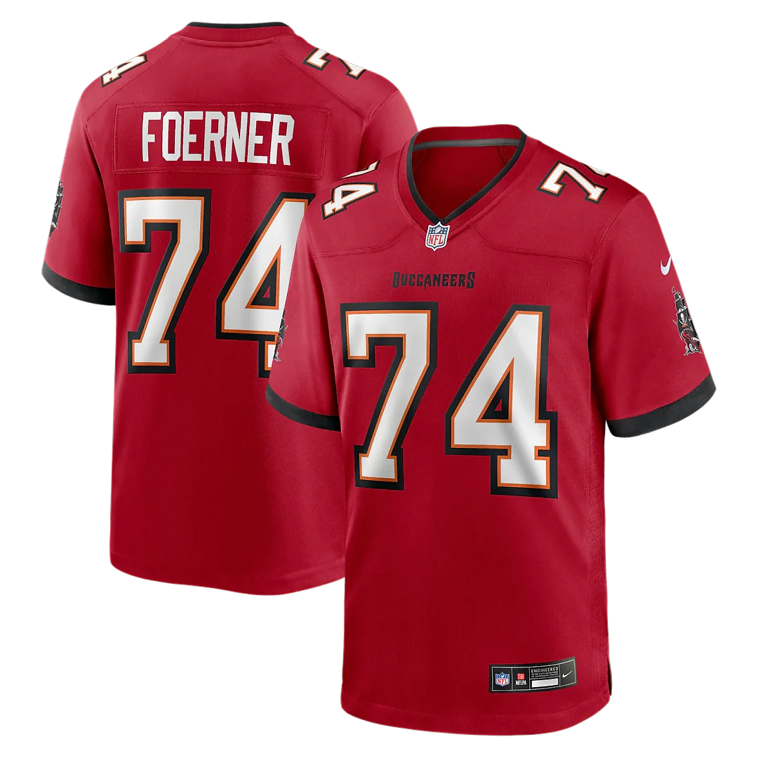 Zennovawear Marshall Foerner Tampa Bay Buccaneers Team Game Jersey - Red