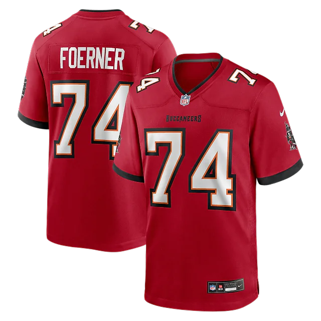 Zennovawear Marshall Foerner Tampa Bay Buccaneers Team Game Jersey - Red