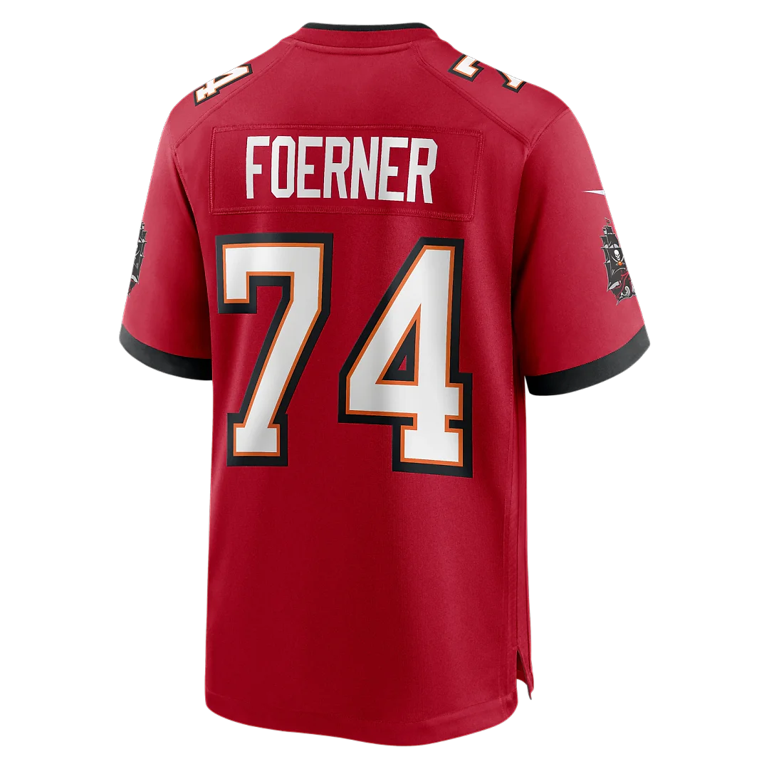 Zennovawear Marshall Foerner Tampa Bay Buccaneers Team Game Jersey - Red