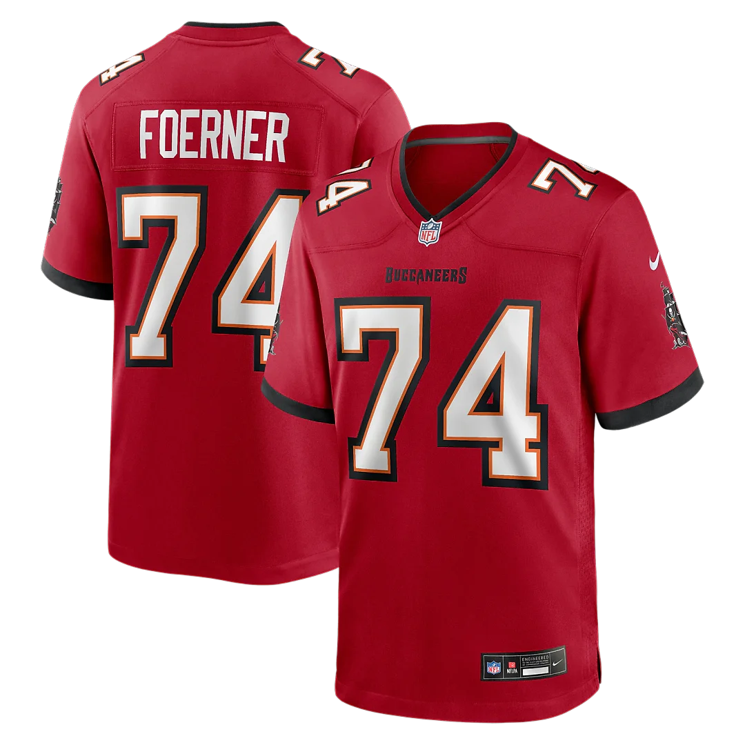 Zennovawear Marshall Foerner Tampa Bay Buccaneers Team Game Jersey - Red
