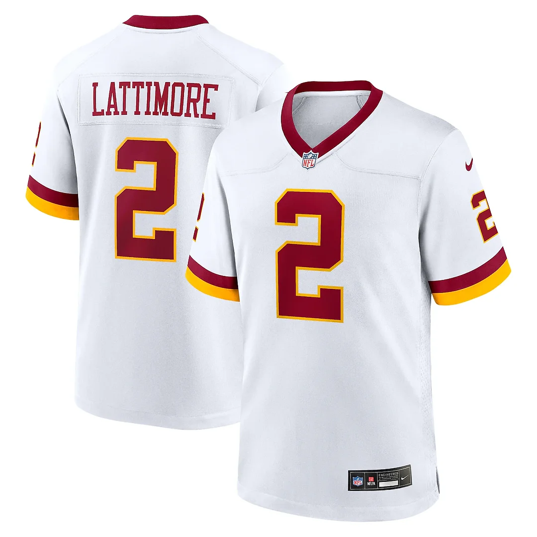 Zennovawear Marshon Lattimore Washington Commanders Game Super Bowl Era Jersey - White