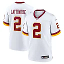 Zennovawear Marshon Lattimore Washington Commanders Game Super Bowl Era Jersey - White